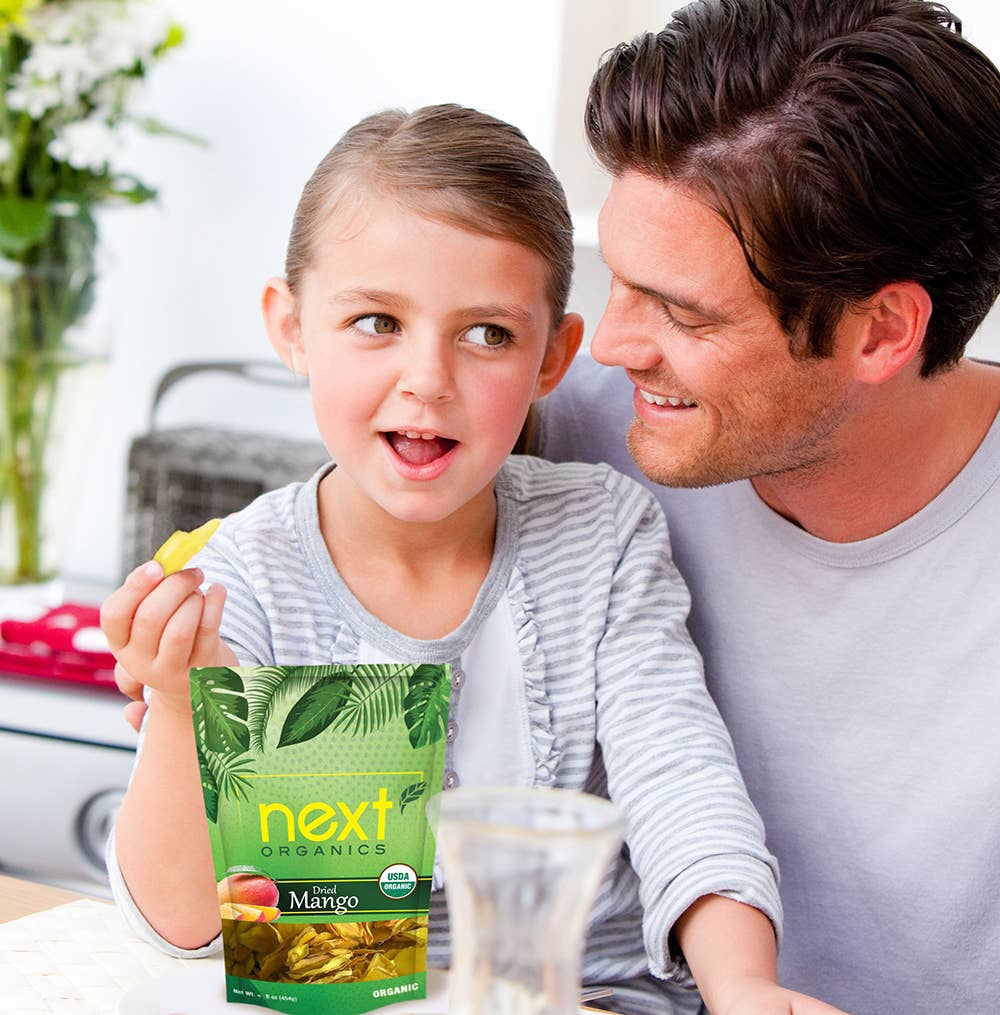 Next Organics – wholesale Dried/dehydrated fruit – Organic Dried Mango 16 oz4