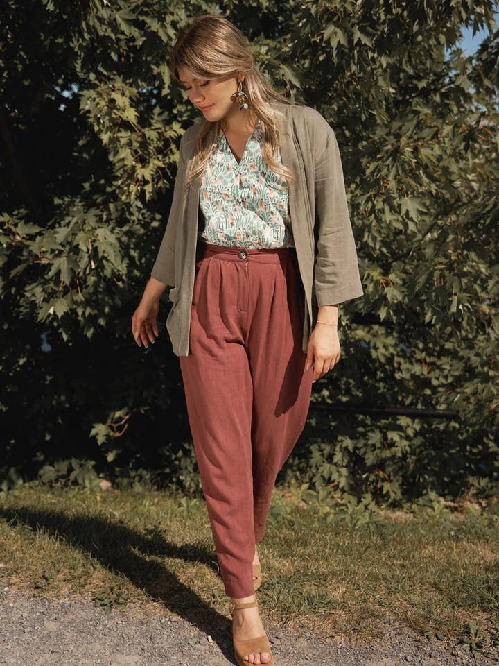 Calças Vegan Maelle SS26 (outras cores) por atacado de Meemoza