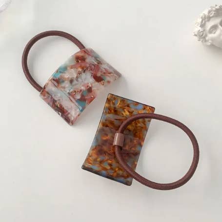 Acetate Hair Ties for wholesale by Swoon Beauty