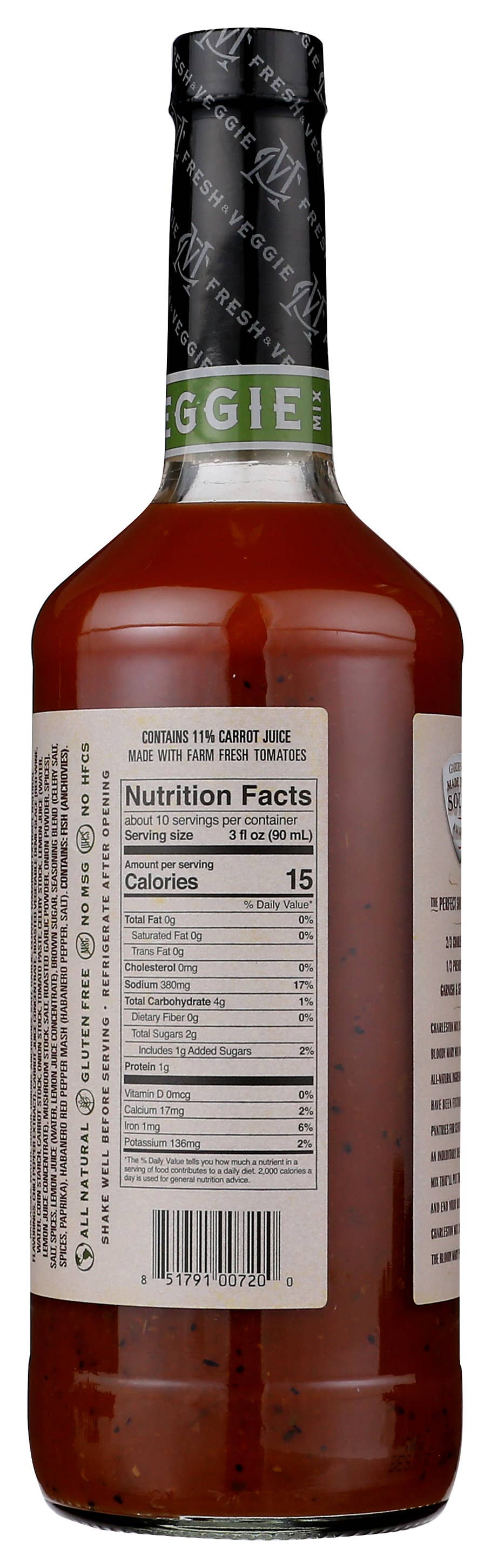 Charleston Mix - Wholesale Cocktail Mix/Syrup - Fresh & Veggie Bloody Mary Mix2