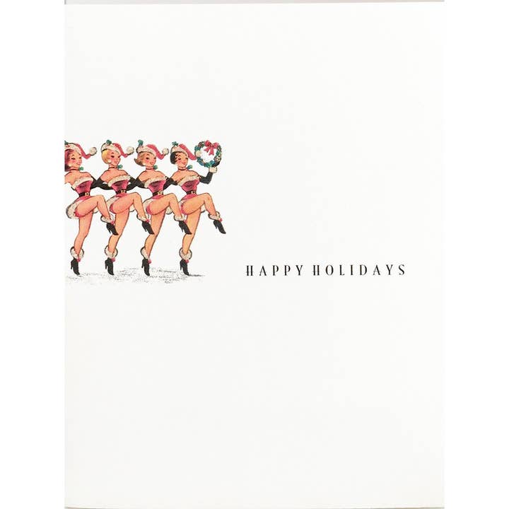 Chorus Line Holiday Card for wholesale by Lumia Designs