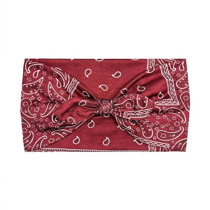 ShieldChic - Wholesale Fashion Headband - Women's - Printed Knot Elastic Headband
