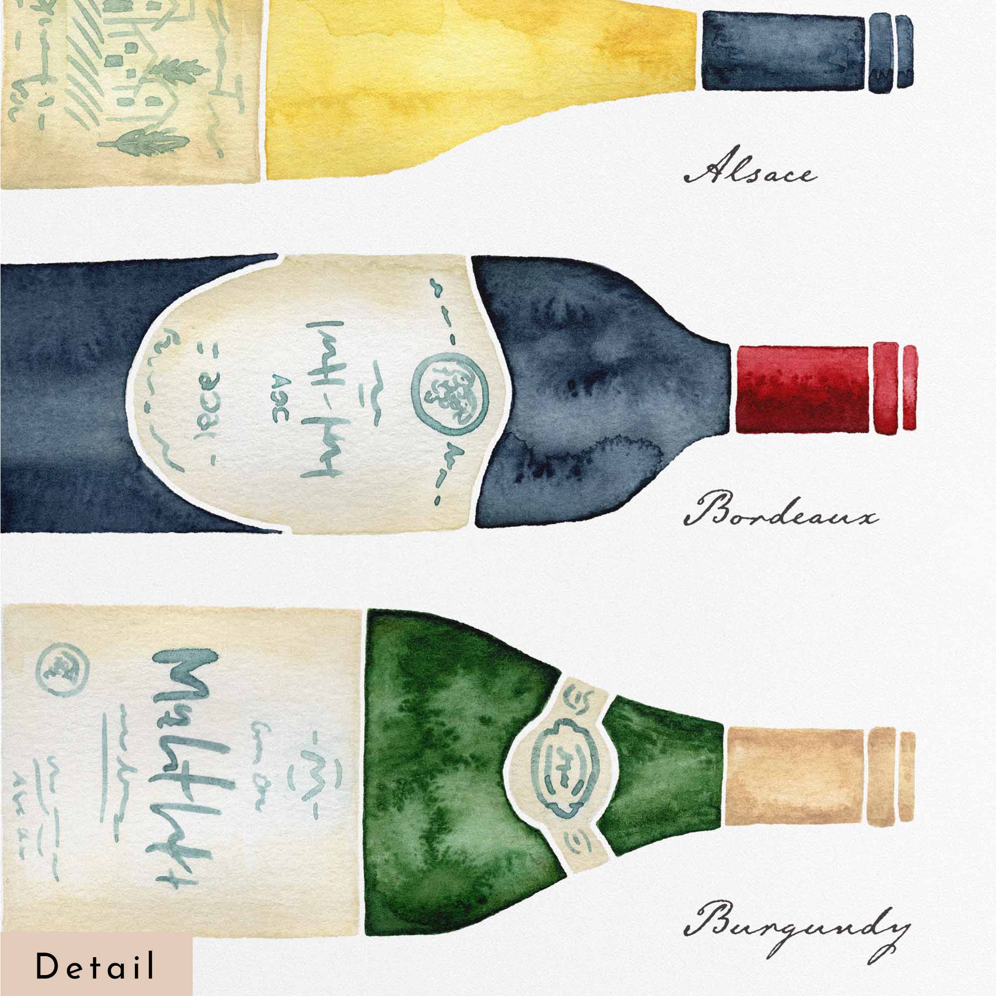 Calex Studio - Wholesale Everyday Greeting Card - Funny Wine Card, Keep Calm & Pour On - Blank Greeting Card3