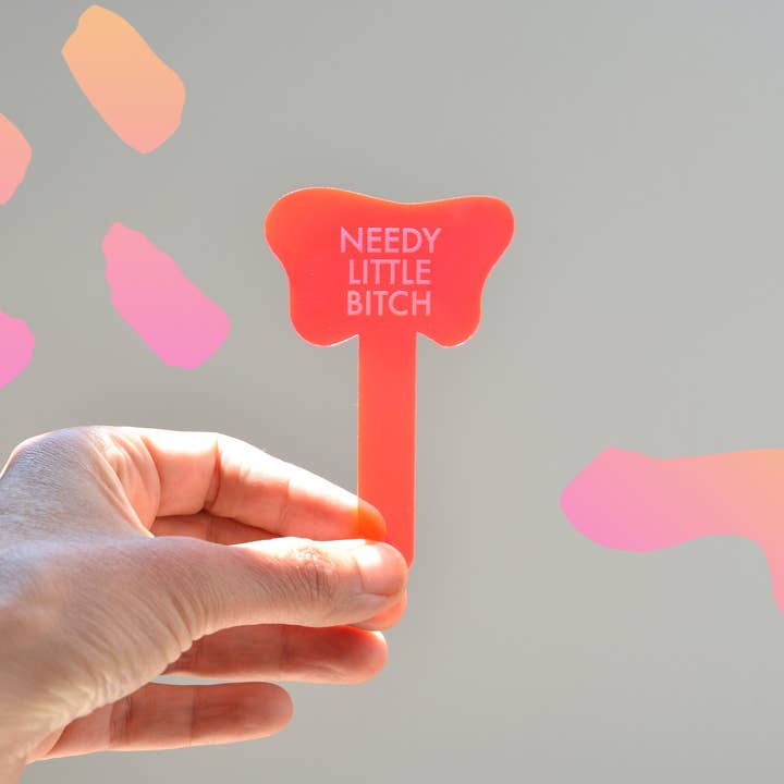 Tuff Girl Gang - Wholesale Plant Pot - NEEDY LITTLE BITCH Plant Stake3