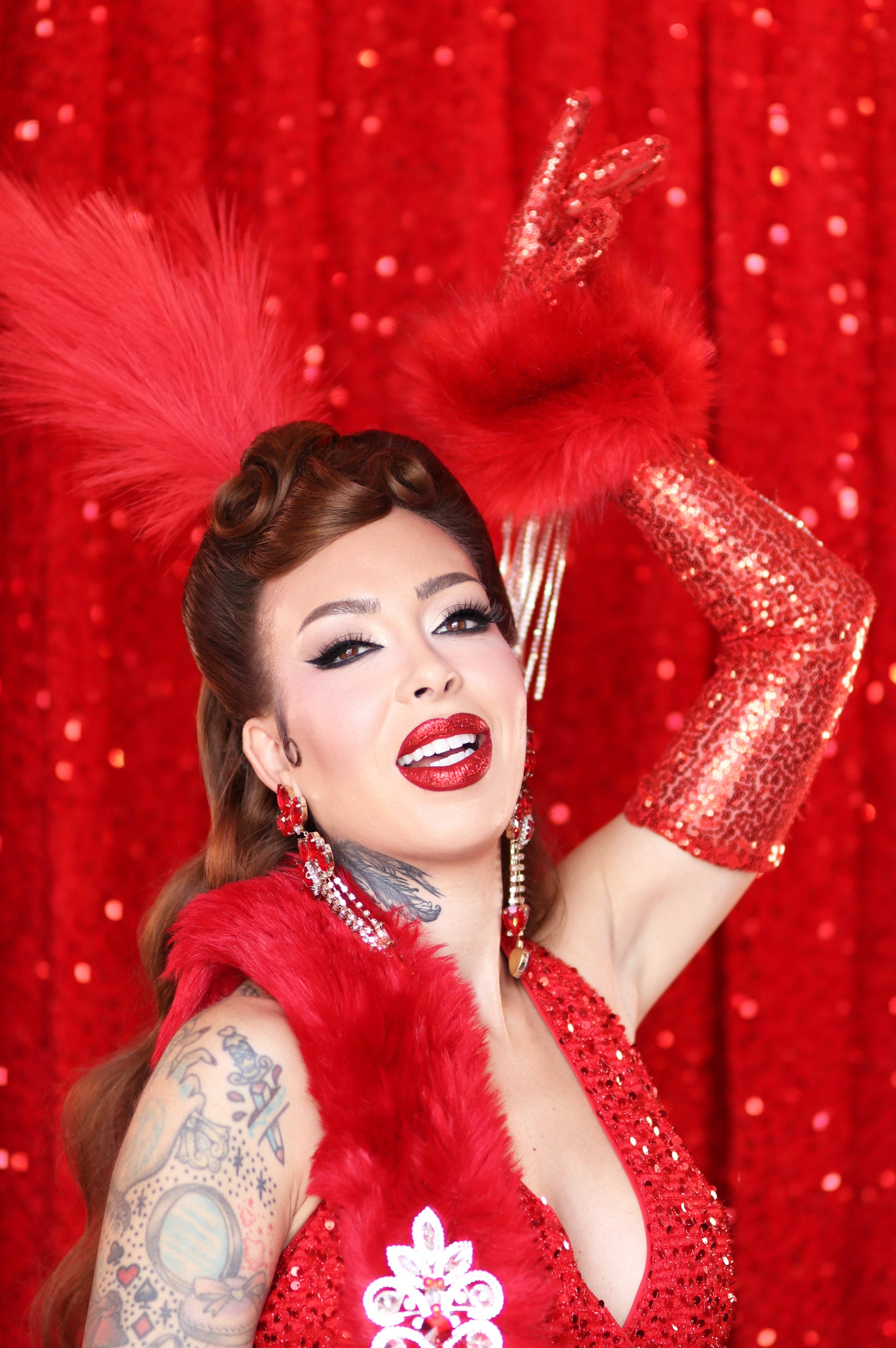 Dafna Beauty – wholesale Lipstick – ‘Vintage Vegas Showgirl' - Pressed Glitter Palette6