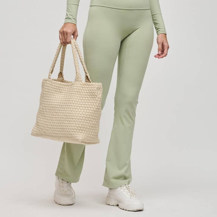 Sol and Selene – wholesale Tote bag – Women's – Sky's The Limit Medium Woven Neoprene Tote123