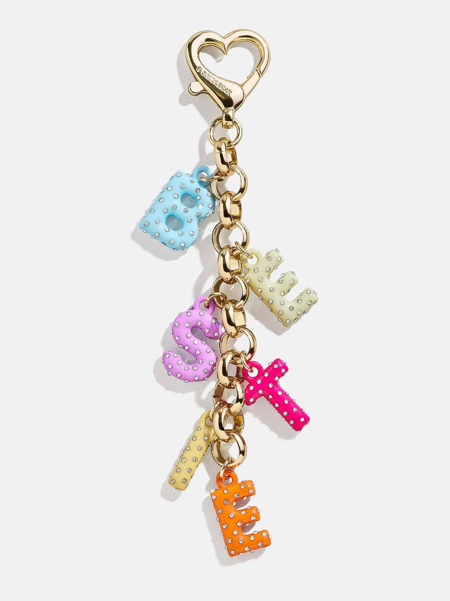 Dipped Shop - Wholesale Keychain - Women's - Creative Letter Rhinestone Keychain Bag Charm DP25C7864