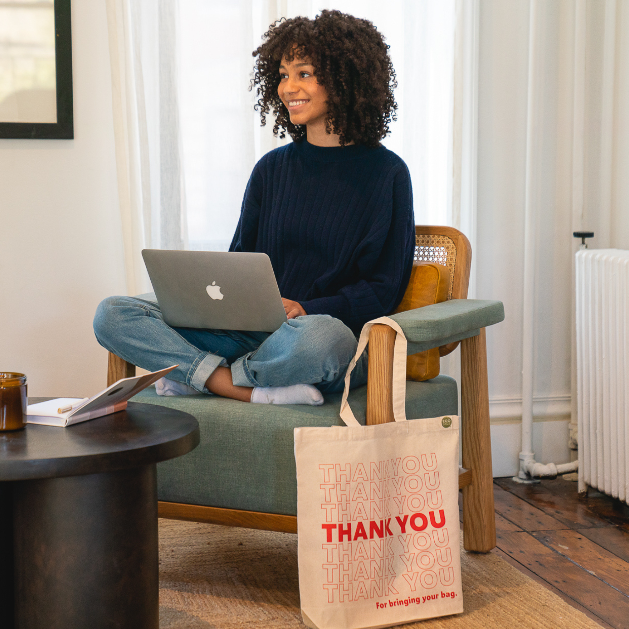 ECOBAGS - Vendita all'ingrosso Borsa tote - Unisex - Borsa in Cotone Riciclato Grazie2