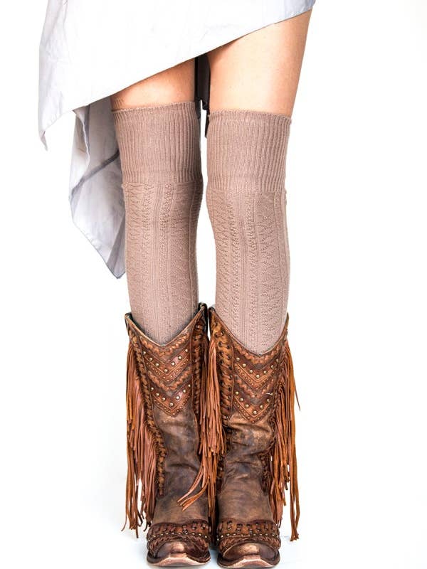 Chaussettes longues en tricot pour la vente par Hipster Row