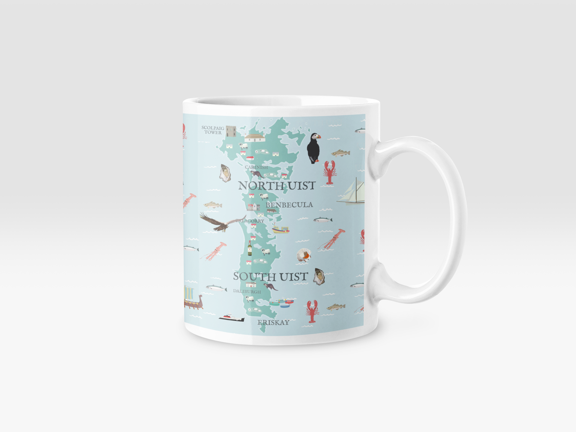 Betty Boyns Designs – wholesale Coffee mug – ILLUSTRATED MAP MUGS60