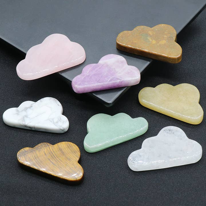 Cute Gemstone Clouds Carving Assortment for wholesale by Gypsy Soul
