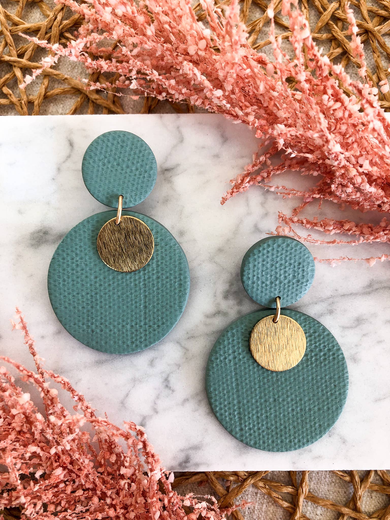 Anam Cara Clay Goods - Wholesale Dangle Earrings - "Till the End Drops" Polymer Clay Earrings0