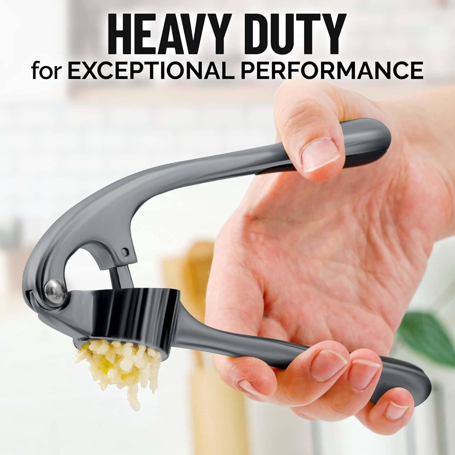 Zulay Kitchen - Venta al por mayor Utensilio/dispositivo de cocina - Prensa de ajo con pelador de silicona y cepillo5