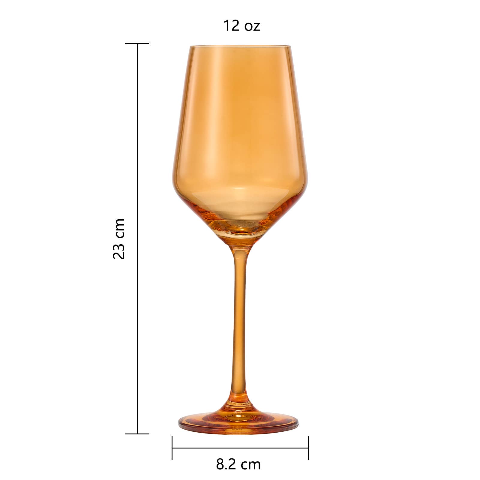 The Wine Savant /  Khen Glassware – Engroshandel Vinglas – Italiensk stil farvet vinglas sæt med 6 glas à 355 ml2