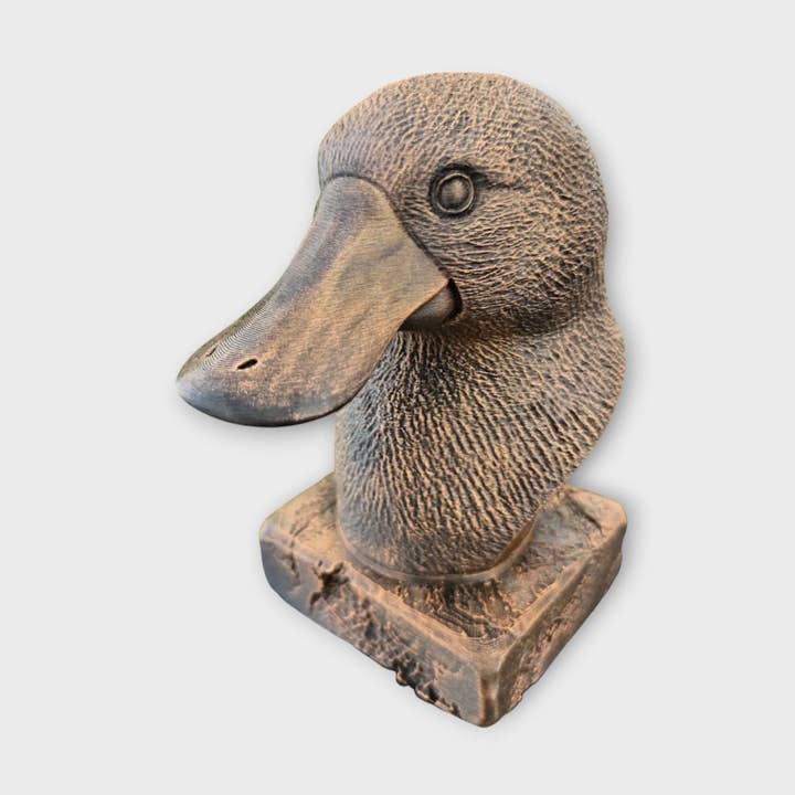 Büste eines Schnabeltiers – Wohndeko, Geschenk für Tierliebhaber (für ihn oder sie), handbemaltes Dekoobjekt für den Großhandel von 3DijkstraFinds