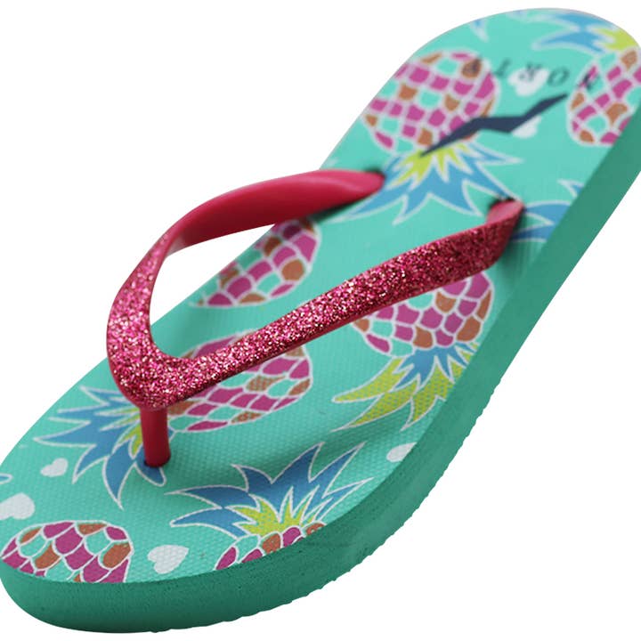 Eastern Off Price - Wholesale Slippers - Kids - Norty Girl's Flip Flops for Beach, Pool, Everyday Sandal Sho