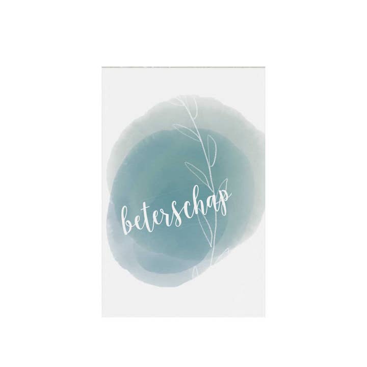 Grafiquelien - Wholesale Everyday Greeting Card - Gift card, flower card: Get well | eco-friendly1