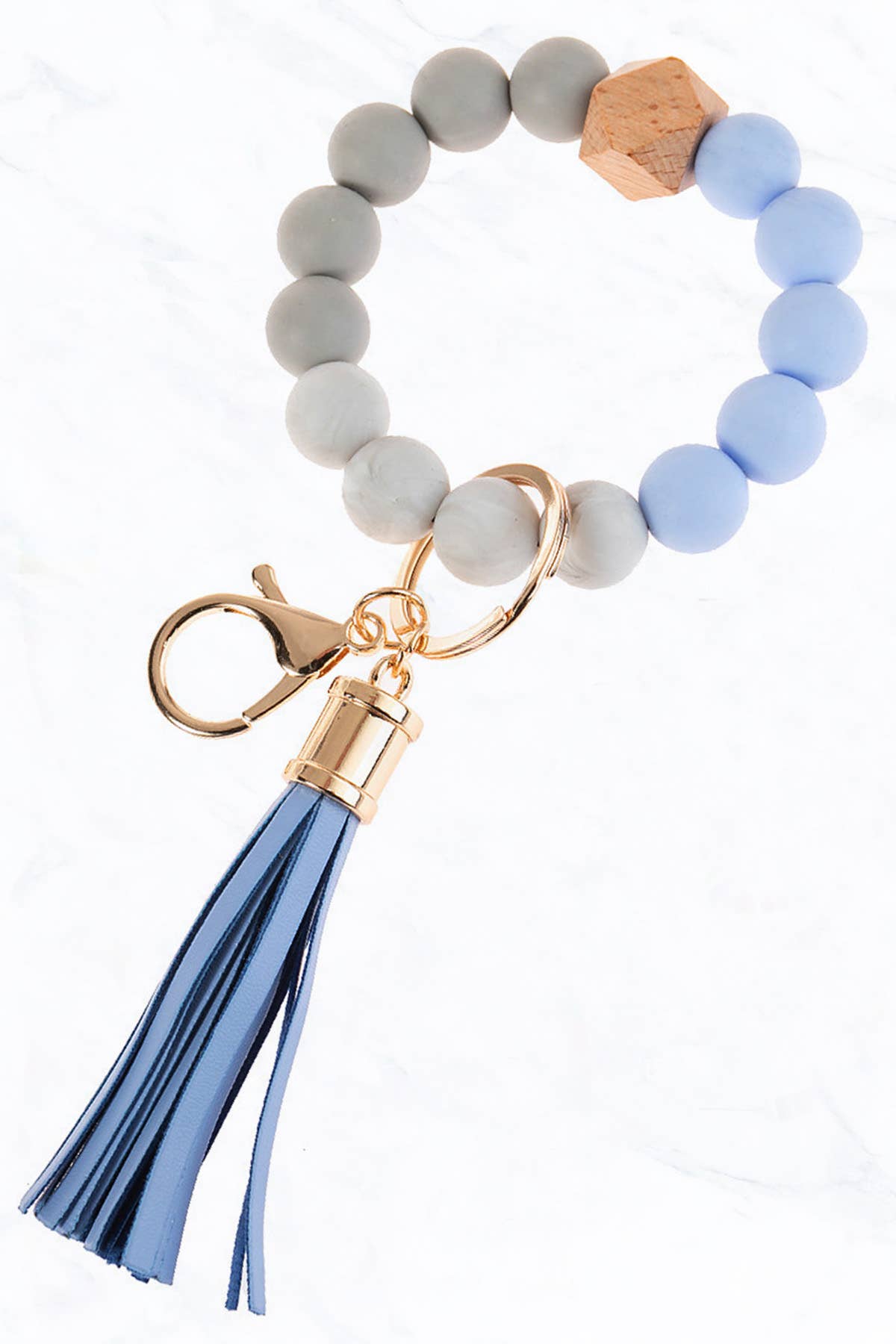 Suzie Q USA - Vente Porte-clés – femme - Porte-clés anneau avec perles en silicone colorées11