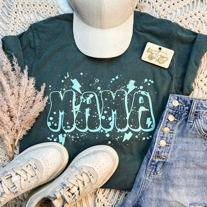 T-shirt illustré Mama Splatter pour la vente par MBD Printing and Design