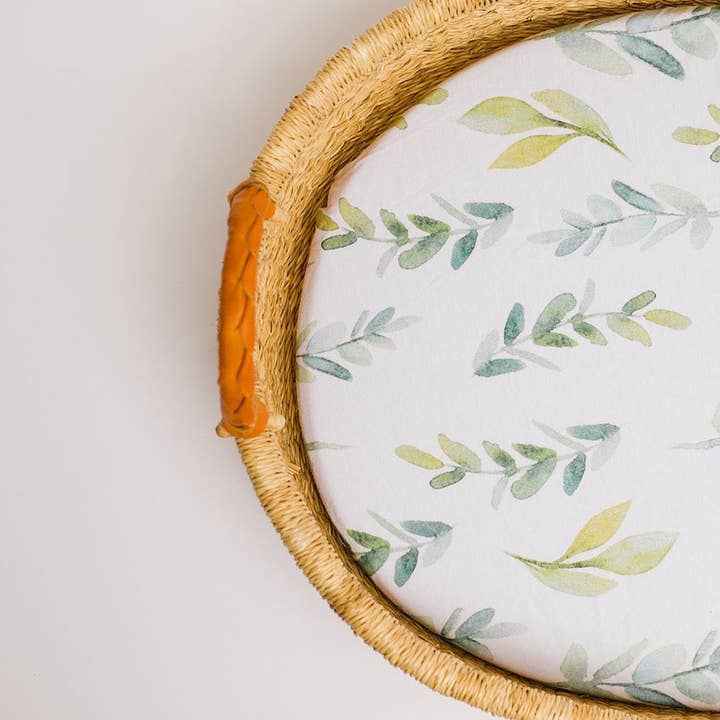 Leafy Changing Pad Cover for wholesale by NODNAL Co.