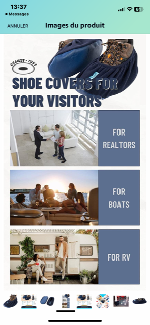 Chausse-tout - Venta al por mayor Accesorio de calzado - Unisex - Funda para zapatos o botas, servicio doméstico PACK 2 pro series10