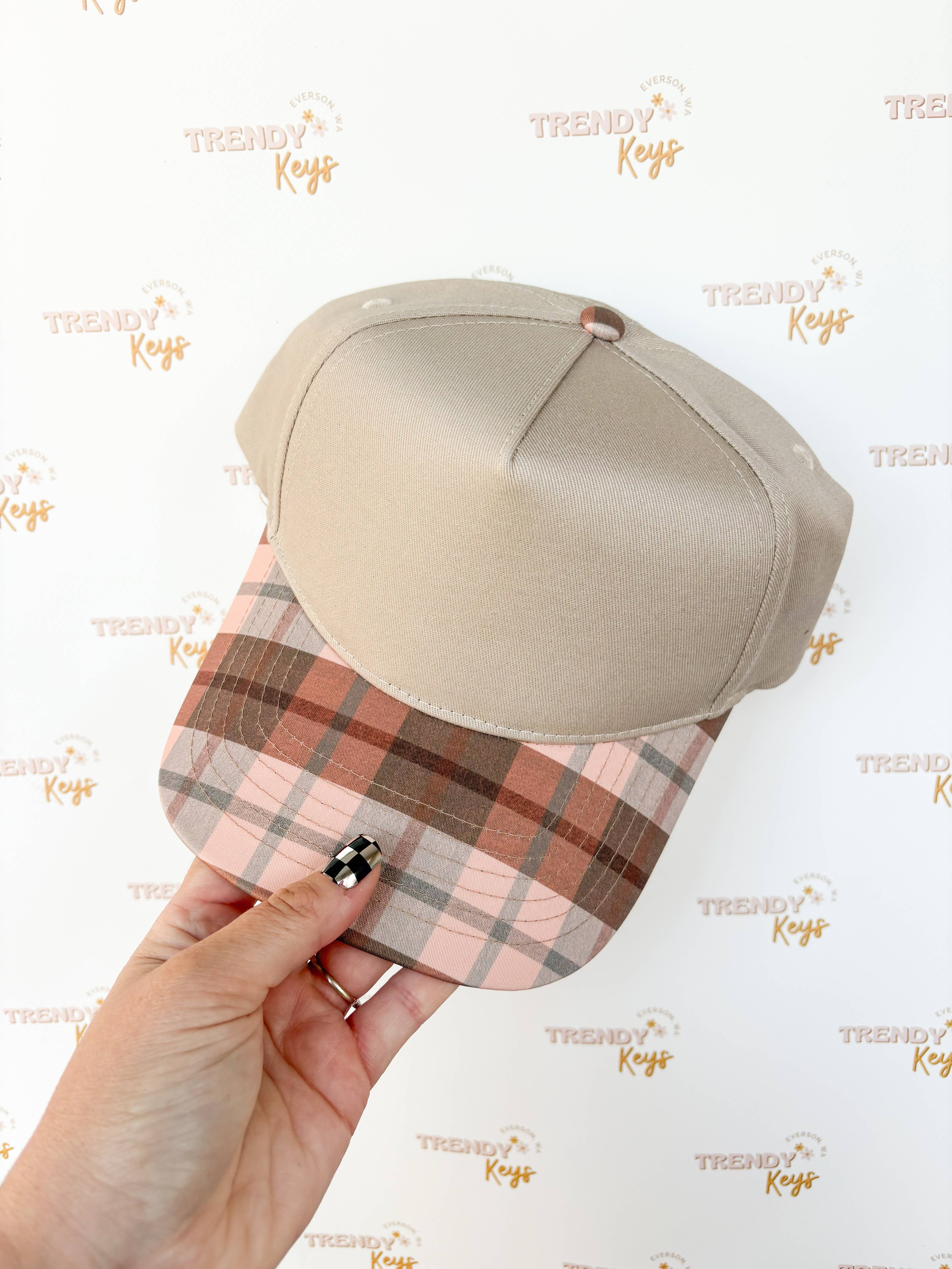 TrendyKeys - Wholesale Baseball Cap - Women's - Canvas Front Ball Cap - TK Original Designs4