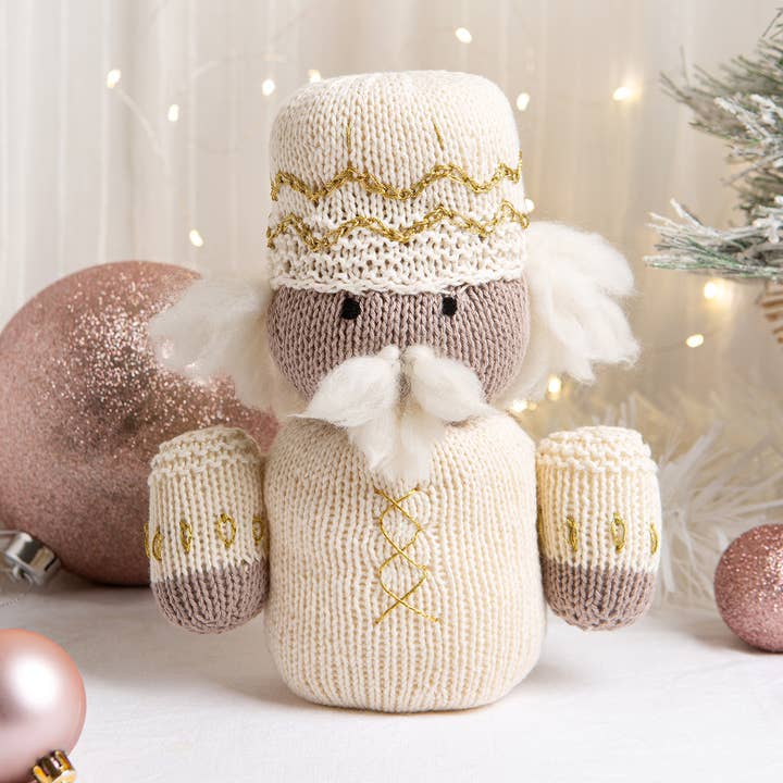 Wool Couture Company - Vente Kit de bricolage - Kit de tricot facile Clarence Nutcracker Christmas0