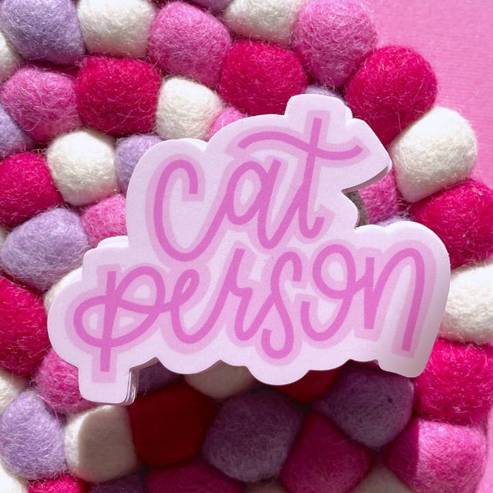 Adesivo Pessoa Gato por atacado de Clare Mitchell Designs