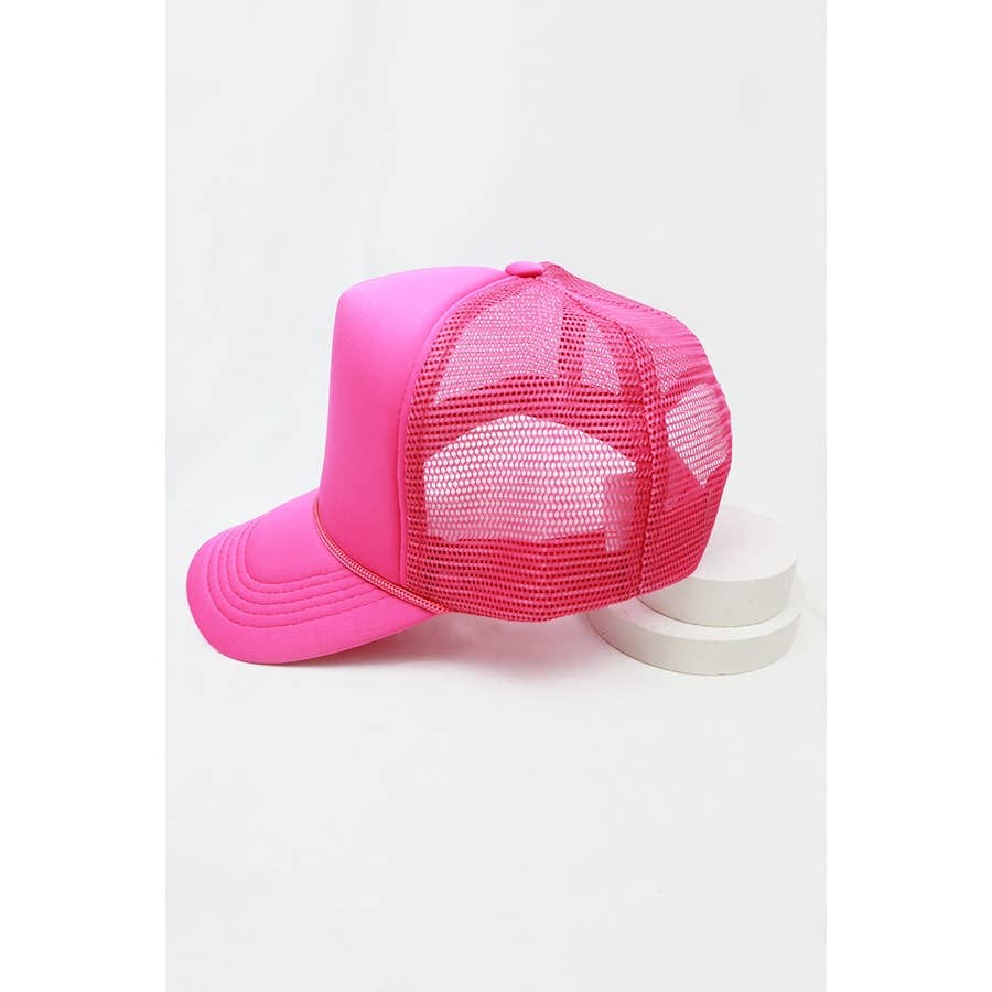 Love and Repeat - Vente Casquette de camionneur – unisexe - Chapeau de camionneur en mousse classique, casquette d'été en corde à mailles3