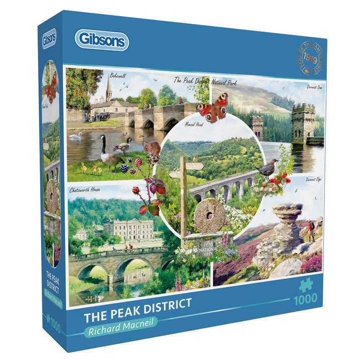 The Peak District 1000 Piece Jigsaw Puzzle for wholesale by Gibsons Games Ltd