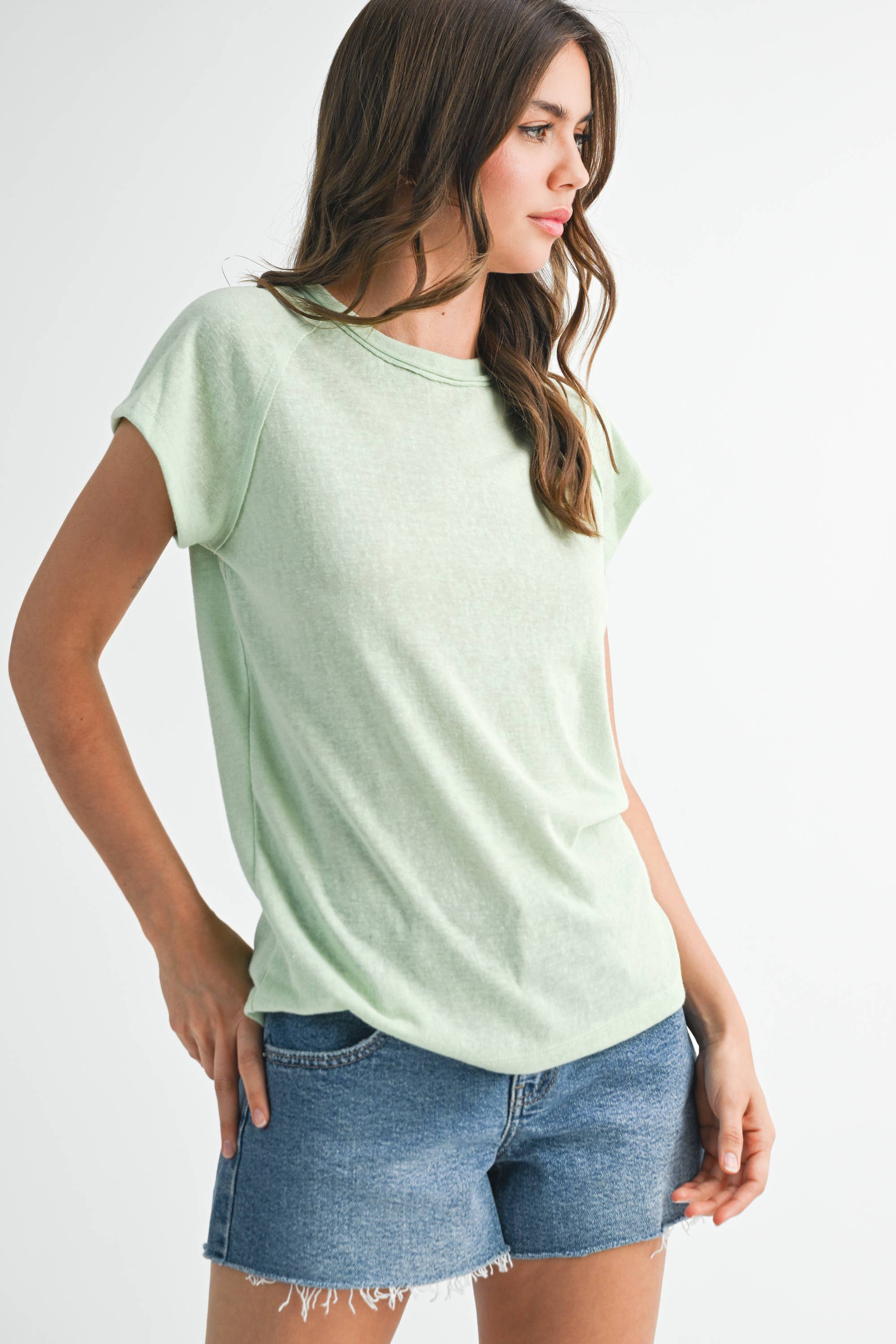 AEMI + CO - Wholesale T-Shirt - Women's - 8369FN Ivy Tee56