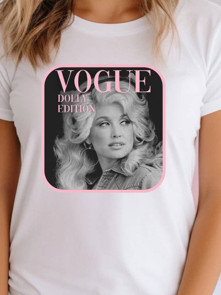 Kiki's Boutique - Wholesale Screen Printed T-Shirt - Women's - VOGUE Dolly Edition Tee 2