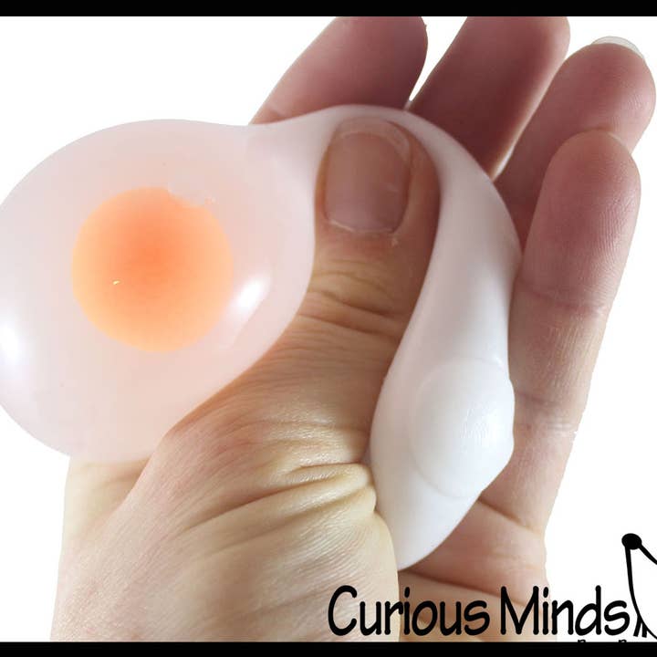 Curious Minds Toys - Wholesale Squishy Toy - Kids & Baby - 1 Egg Splat Ball - Water Filled Splat Stress Ball - Throw