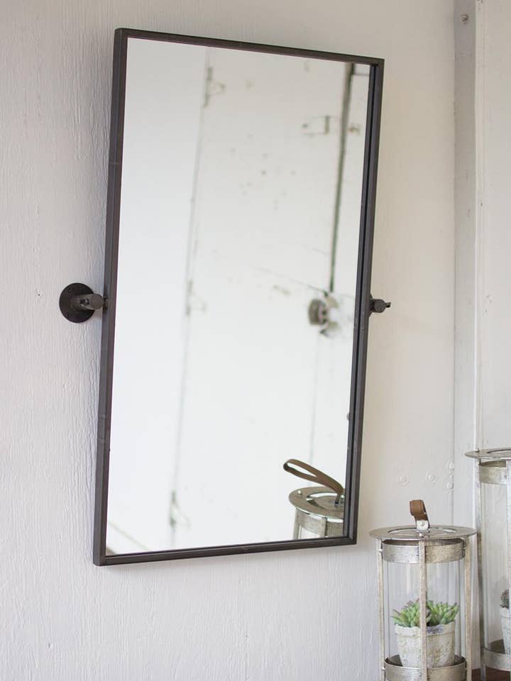 ADJUSTABLE METAL WALL MIRROR for wholesale by Kalalou