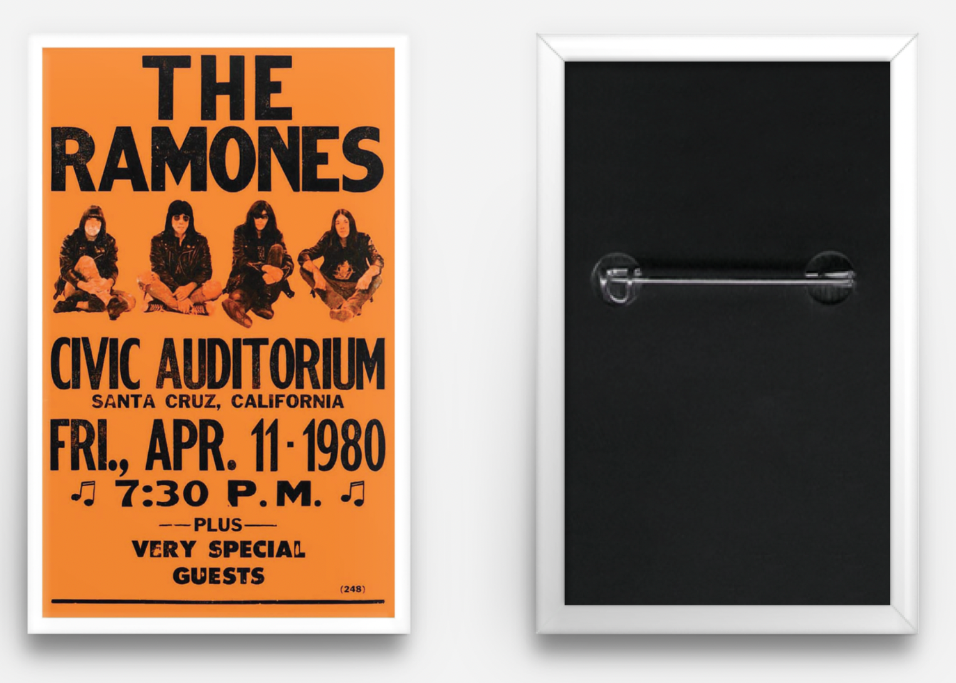 Fresh Prints of CT - Wholesale Lapel Pin/Button - Showprint  Concert Poster Buttons 1.75" x 2.75"3