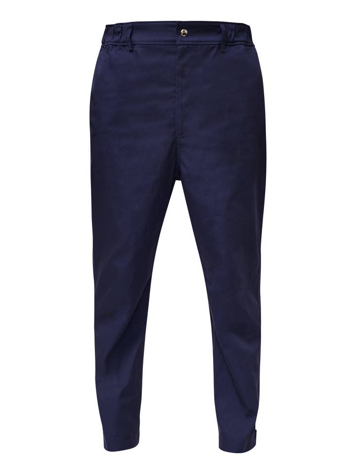 Ocean Rebel - Vente Pantalon – homme - Pantalon cargo moderne et formel - Bleu marine6