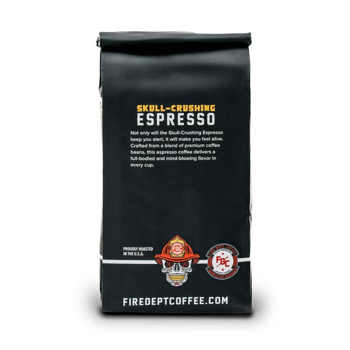 Fire Department Coffee, Inc. - Vente Café moulu - Café expresso Skull Crushing 12 oz2