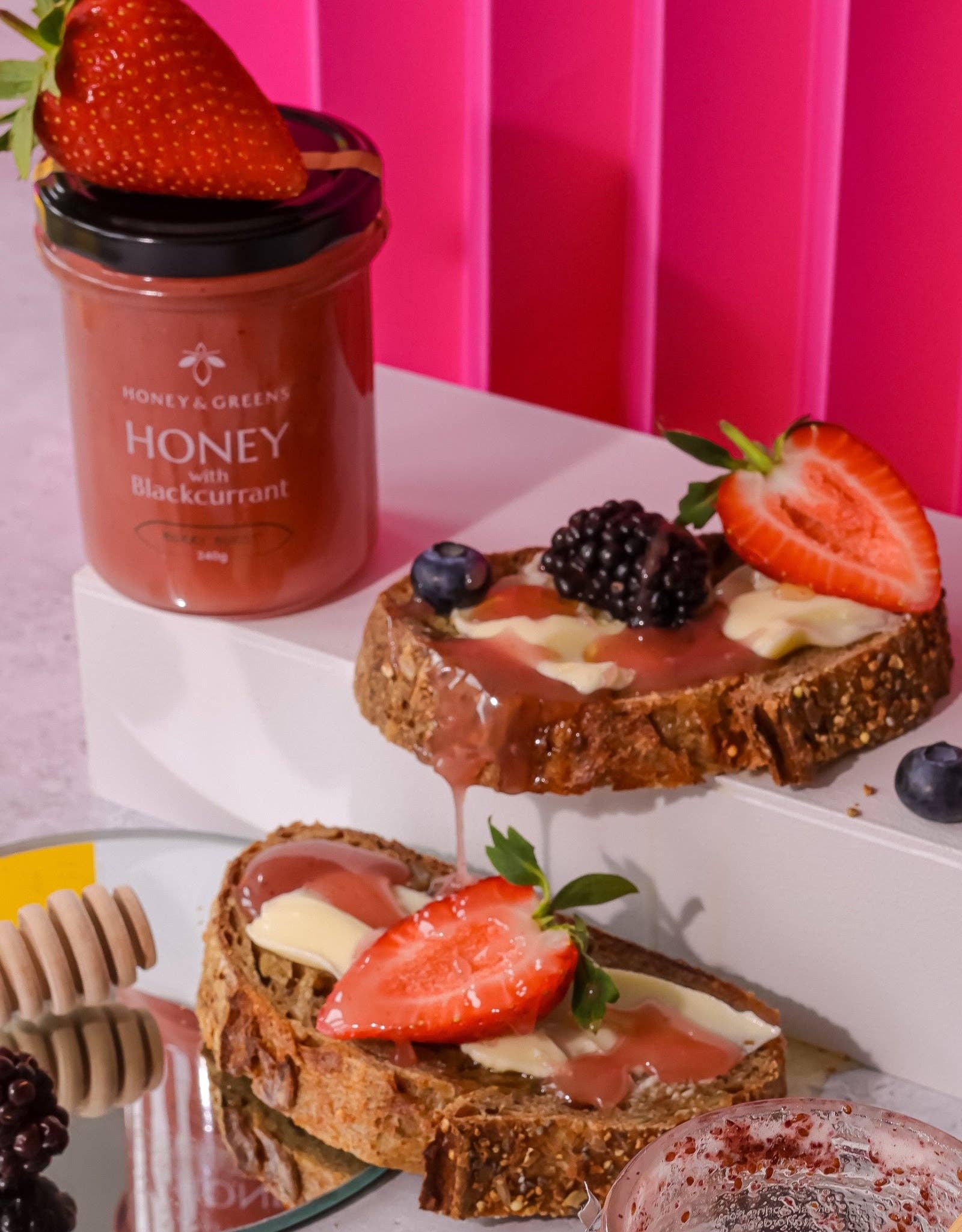 Honey & Greens – Mel por atacado – Mel com Groselha – Doce Saudável4