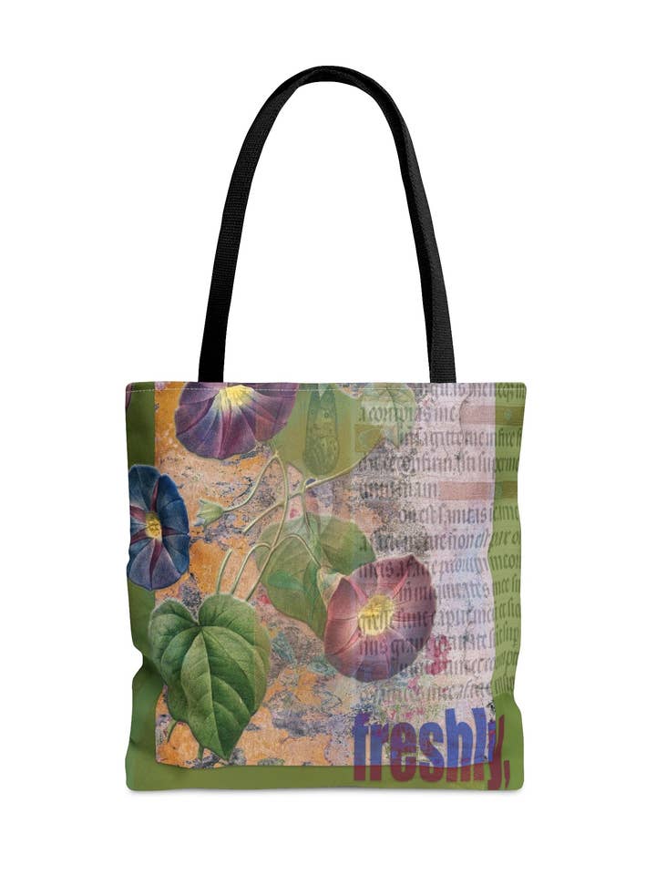 Large Tote Bag - Freshly + Heartfully for wholesale by VivaTheCircle