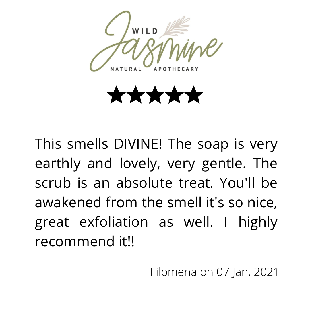 Wild Jasmine Natural Apothecary - Wholesale Bar Soap - Spiced Coffee Soap - 5 oz - Seed Paper Label2