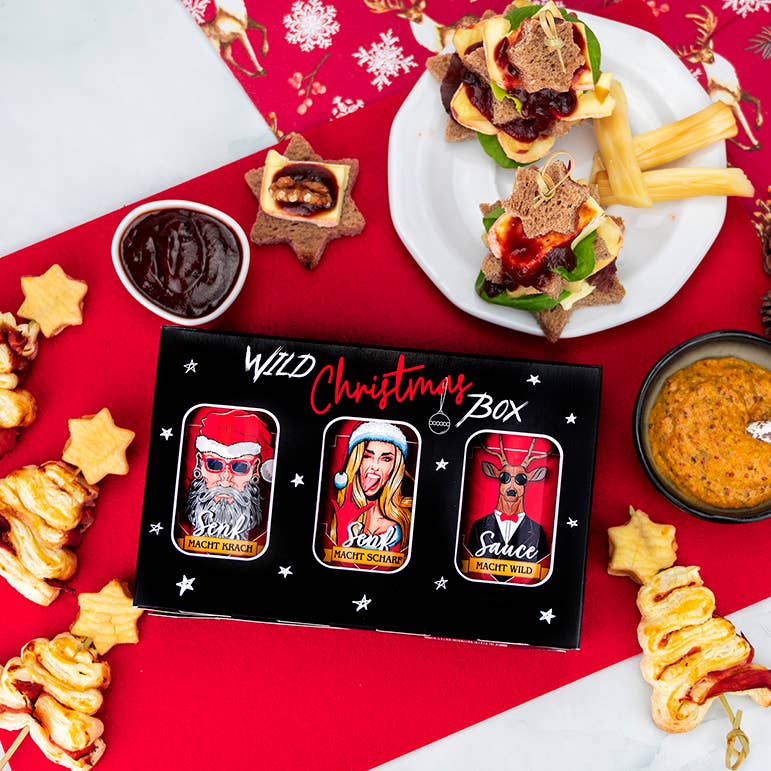 Altenburger Senf & Feinkost GmbH & Co. KG – wholesale Matpresentkorg – Wild Christmas Box presentset3