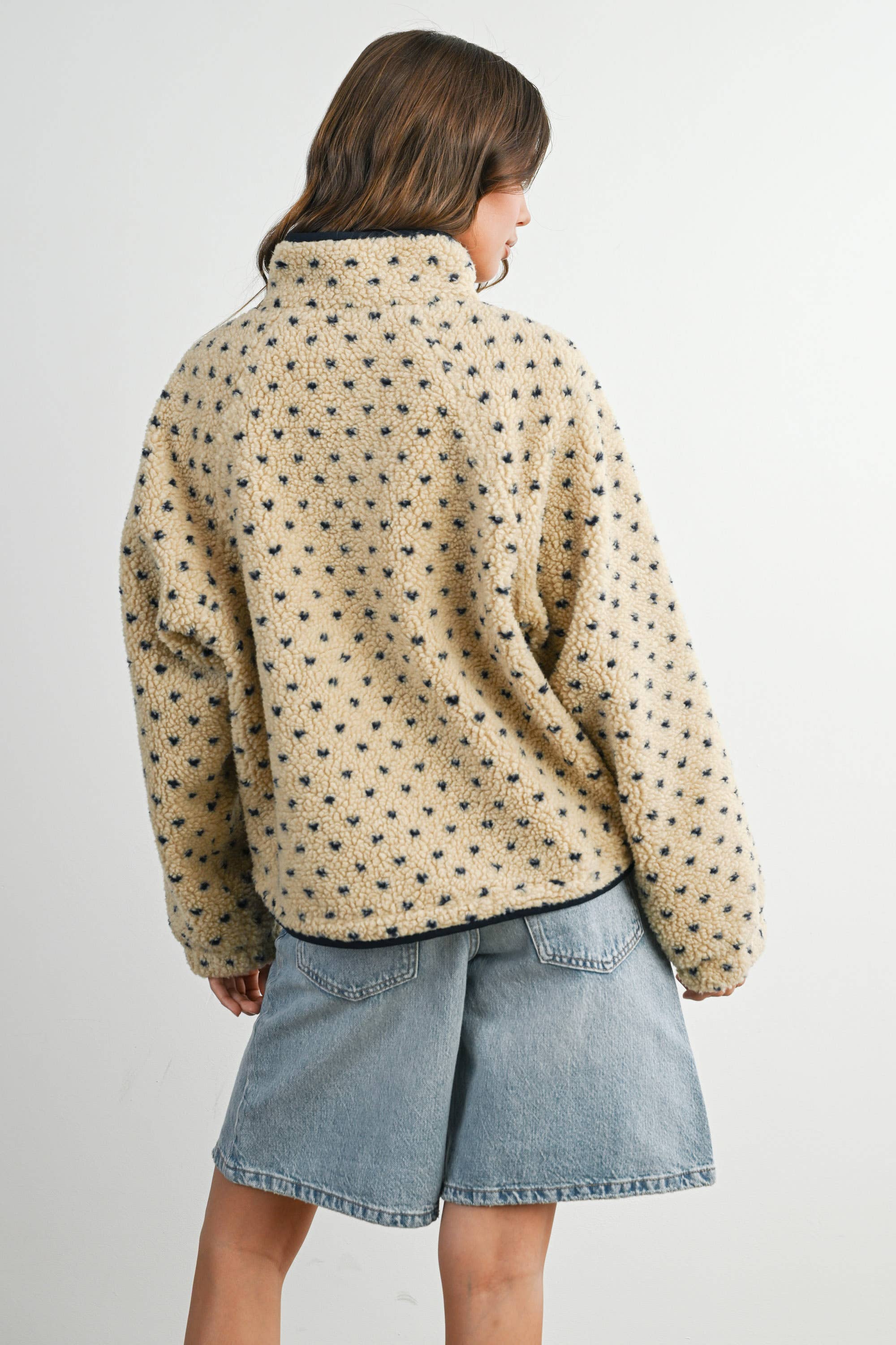 BUTTERMELON - Wholesale Jacket - Women's - High Pile Fleece Puffer Jacket - BMJ783143