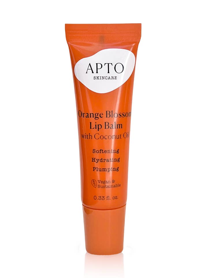 Appelsinblomst læbepomade med kokosolie for engroshandel hos Apto Skincare