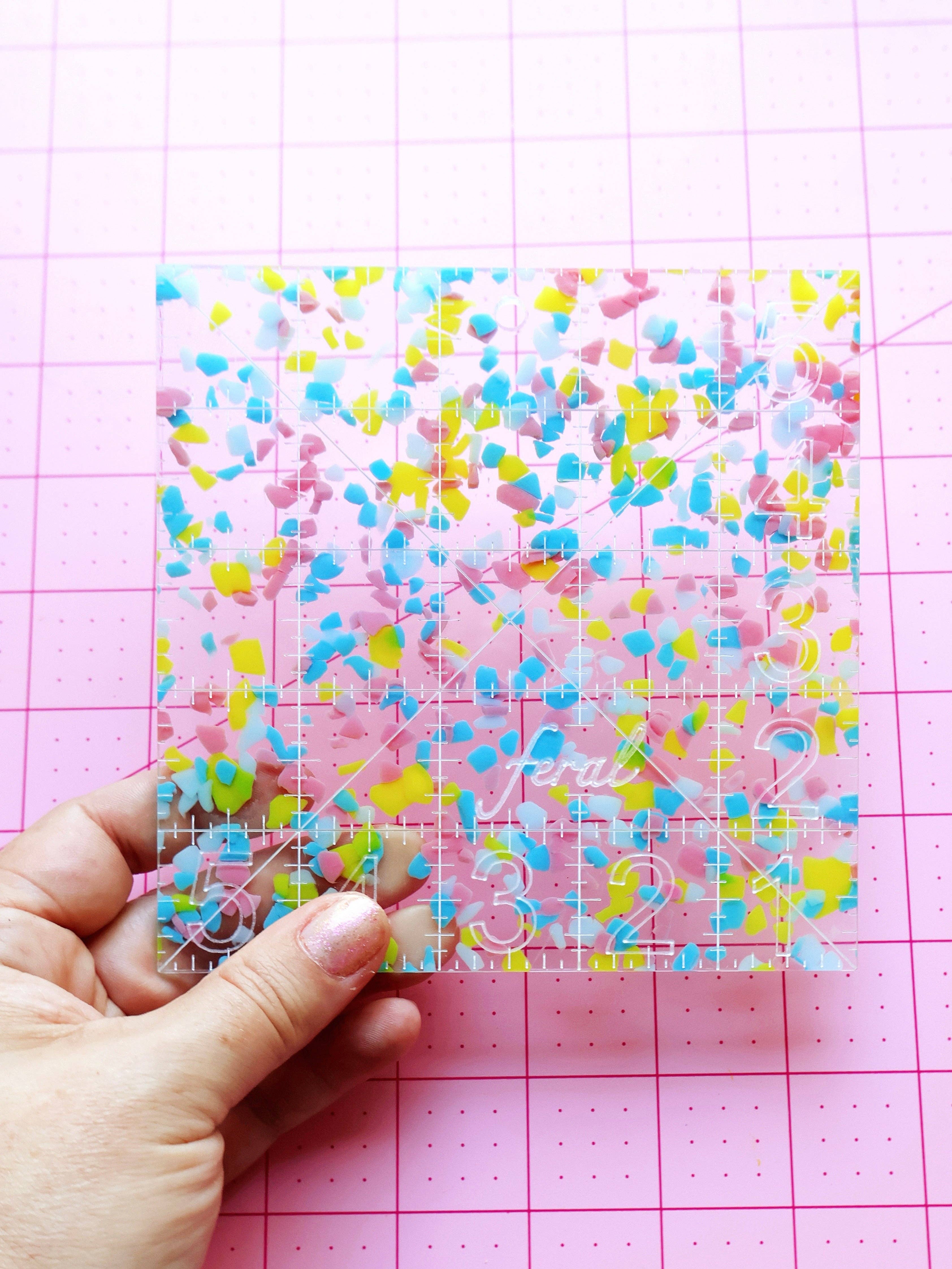 Feral Notions - Wholesale Craft Tool - Charm square ruler2