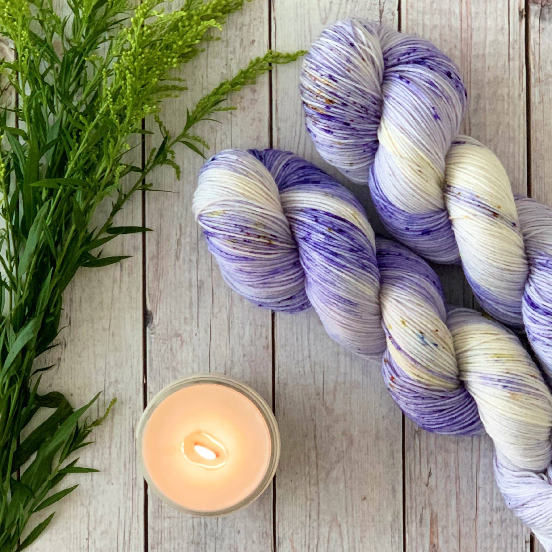 Speckled Finch Studios - Wholesale Yarn - Hyacinth (Wildflower Collection)2