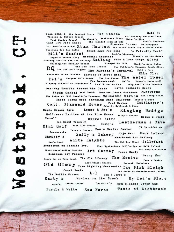 Westbrook Pride Pillow Cover for wholesale by TownieSwag