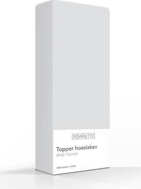 Romanette Mattress Topper Silver for wholesale by TEXTAP B.V.