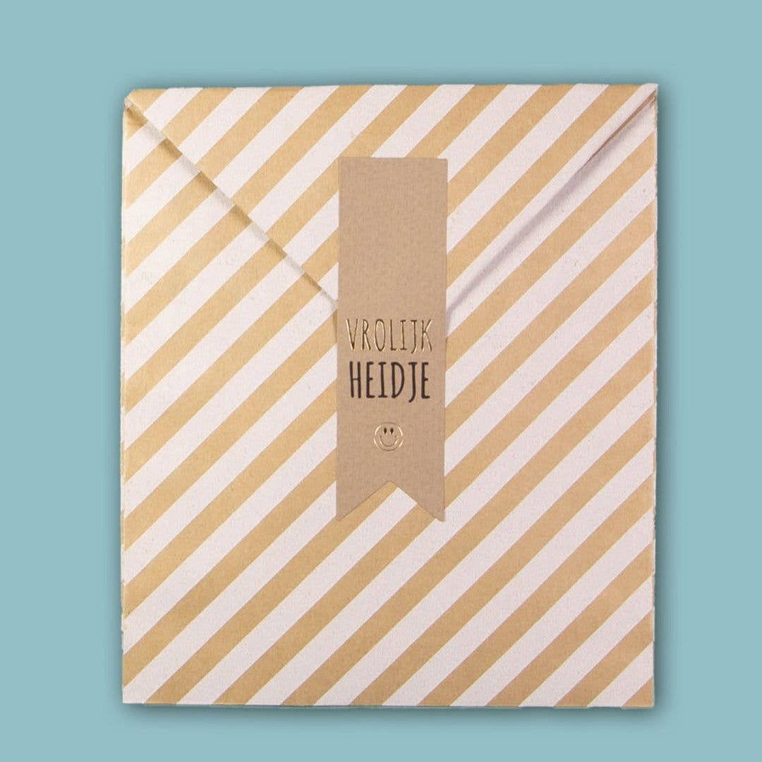 kadopapier.net – wholesale Gift bag – Eco Stripe White Gift Bag1