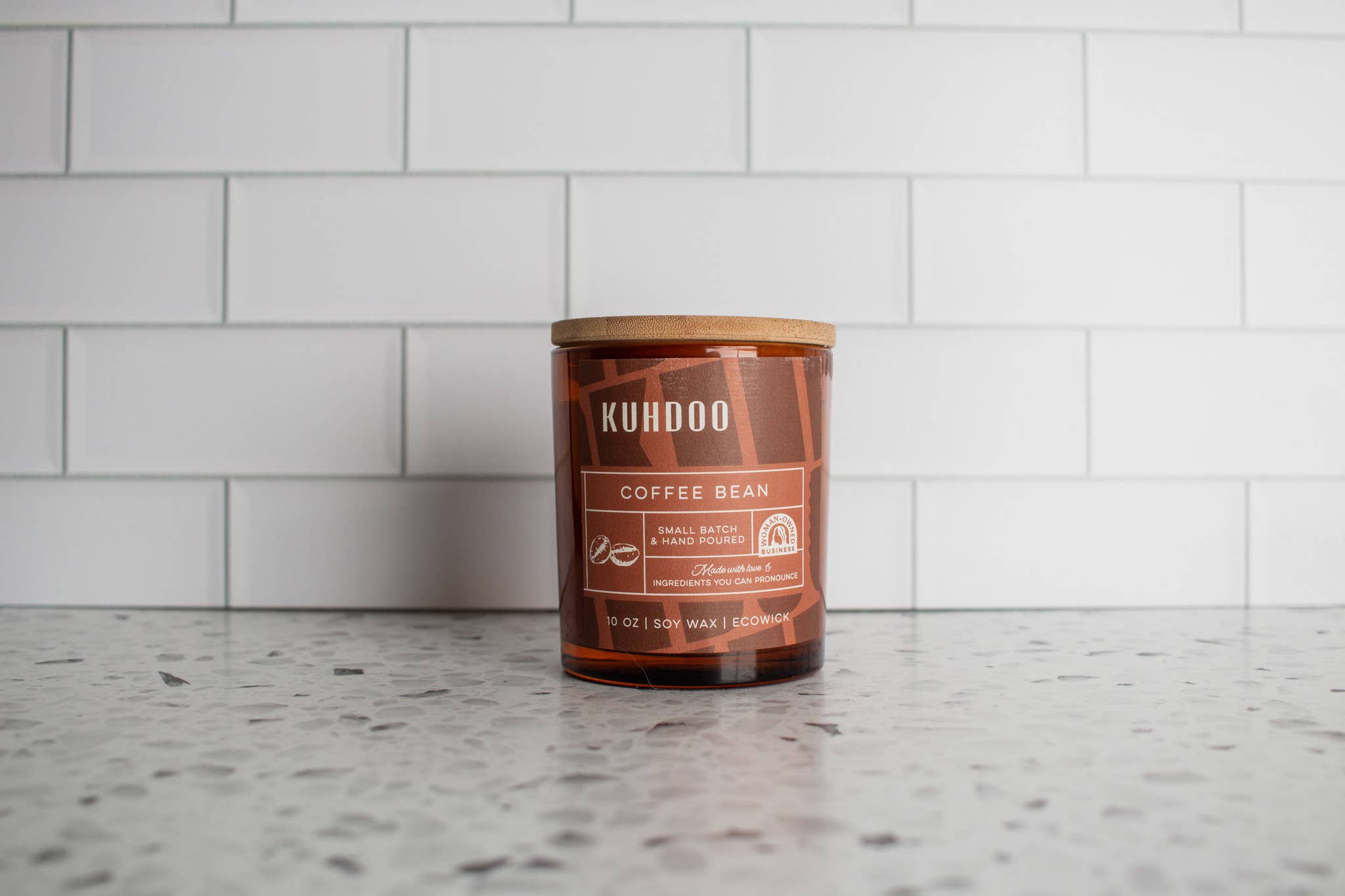 Kuhdoo Soap - Wholesale Jar/Filled Candle - 10oz Coffee Bean Candle1