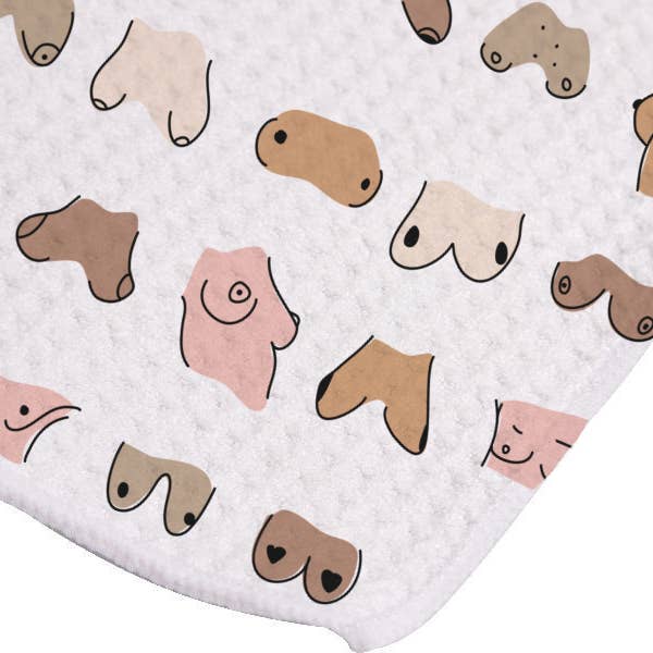 Risqué Gifts - Wholesale Tea Towel - Boob Fiesta Tea Towel